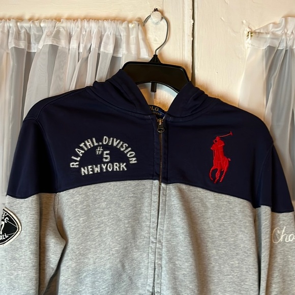 Polo Ralph Lauren Big Pony Full Zip Jacket Boys Large 14-16 - Picture 1 of 9